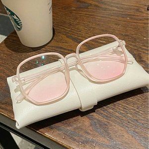 Large Transparent Square Frame Sunglasses